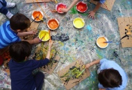 Piccoli Pollock crescono, in mostra le opere degli studenti in erba