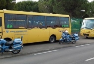Polizia stradale di Tarquinia sanzionati due scuolabus