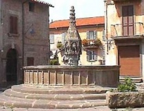 La fontana di Pianoscarano, quartiere medioevale di Viterbo