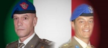 Il generale di corpo dArmata Giangiacomo Calligaris e il capitano Paolo Lozzi