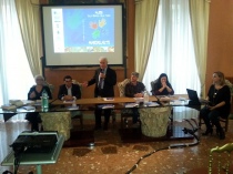 Da sinistra: Gabriella Trani, Giacomo Barelli, Mario Brutti, Dario Valli, Silvia Valentini e Cristina Bugiotti