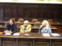 Da sinistra: Marco Zappa, Vittorio Ceniti e Carla Pepponi