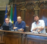 Da sinistra: Giancarlo Necciari, Giorgio Nisini e Filippo Rossi