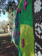 Yarn Bombing al parco delle querce