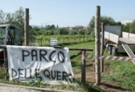 Le ruspe al Parco delle Querce nel quartiere Santa Barbara