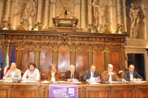 Da sinistra: Claudio DAngeli, Marco De Carolis, Antonio Delli Iaconi, Leonardo Michelini, Giuseppe D'Angelo, Massimiliano Capo e Mauro Rotelli