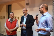 Mauro Galeotti (a sinistra) con Giorgio Curti e Francesco Aliperti