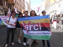 Gay Pride, la delegazione Arci Lesbica Viterbo