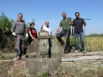 Ecco la fontana ripristinata