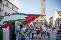 La manifestazione di ieri a Viterbo per la Palestina