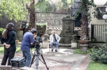 Vittorio Storaro durante l'intervista a Rainews (Foto G. Tassi)