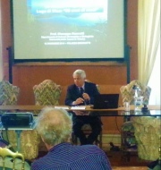 Giuseppe Nascetti alla presentazione dello studio sul lago di Vico