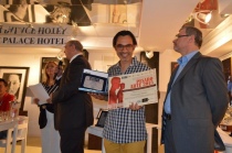 Francesco Mauro alla premiazione