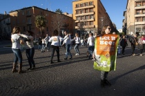 La manifestazione dei simpatizzanti Lav a Viterbo