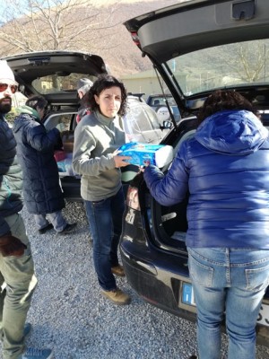 Da Viterbo a Norcia la solidarietà ai terremotati dagli attivisti viterbesi